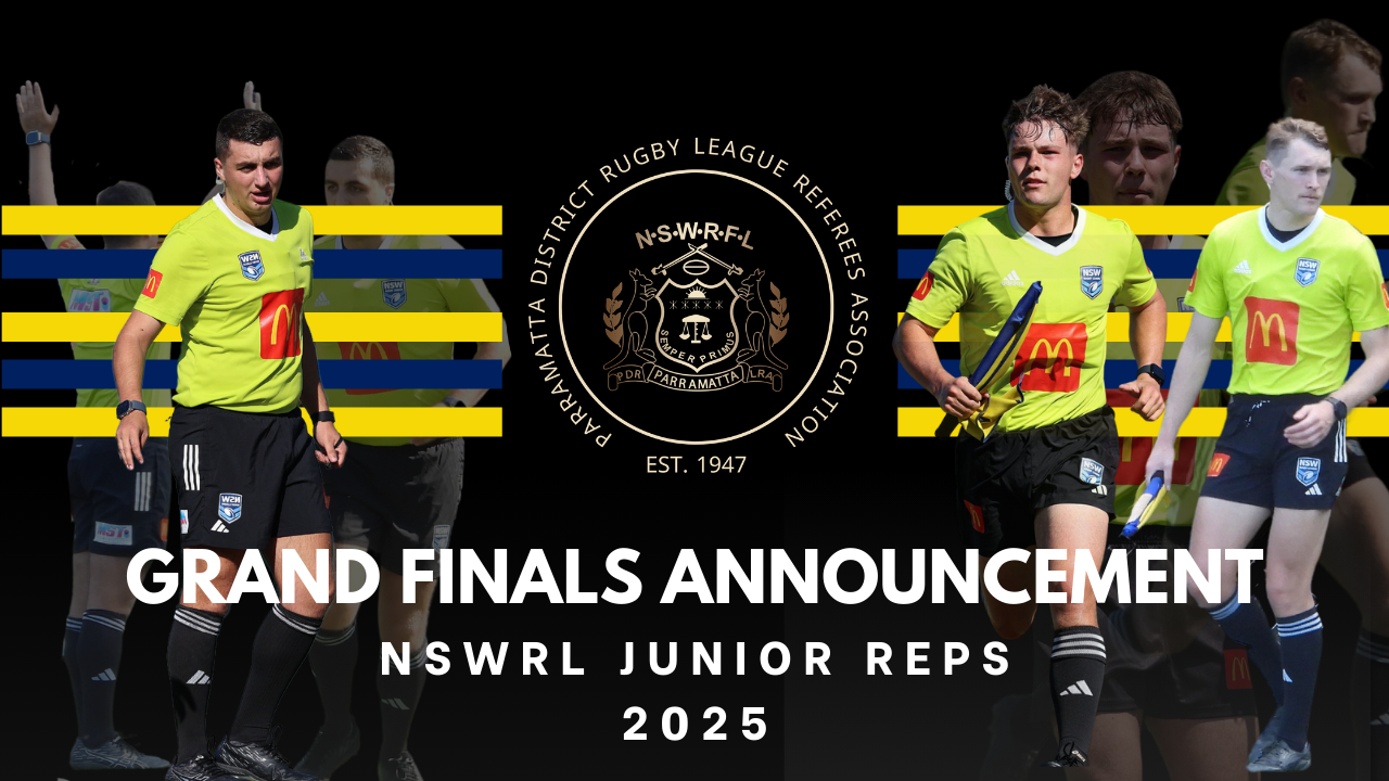 Parramatta Referees Celebrate Grand Final Appointments