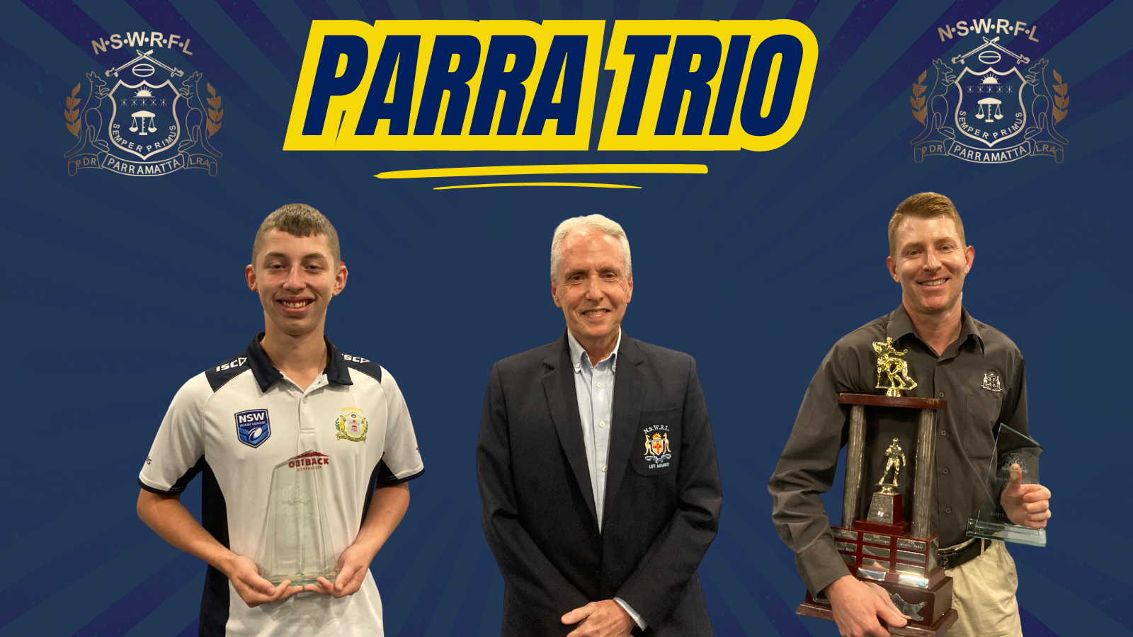 Parramatta Referees Trio Honoured at NSWRLRA Presentation